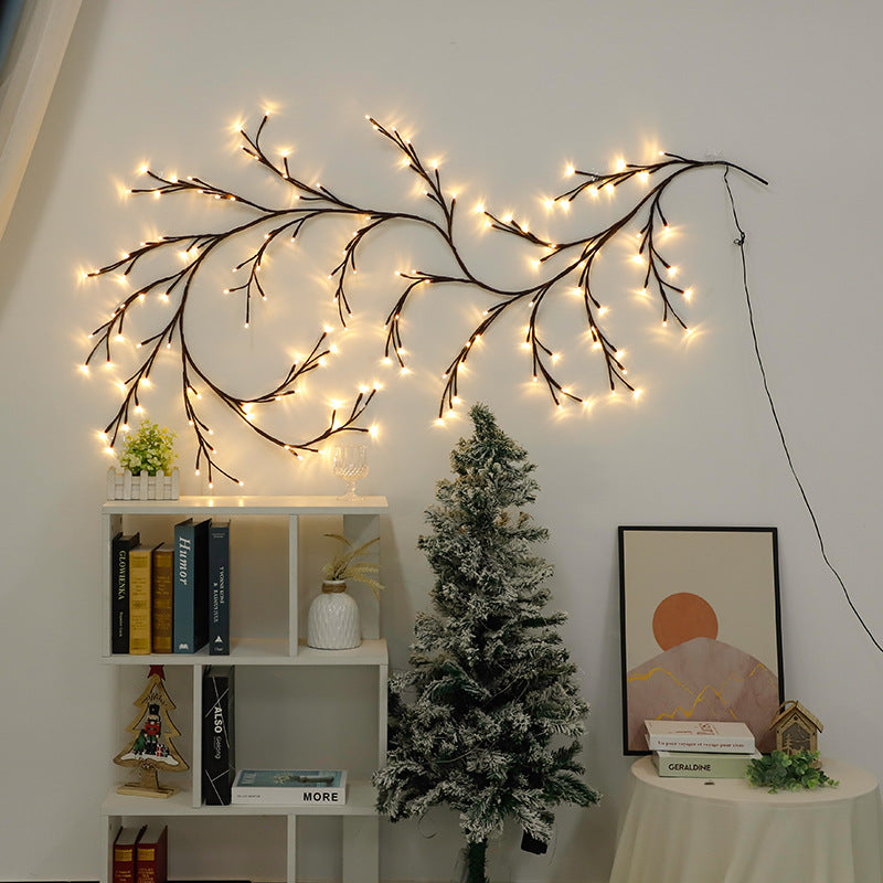 USB Powered Willow Vine LED Light DIY Room Decor Artificial Plants Tree Branches Lamp USB Powered Willow Vine LED Light DIY Room Decor Artificial Plants Tree Branches Lamp